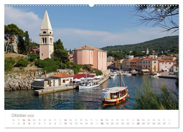 Produktbild: Kroatische Adriak&uuml;ste (hochwertiger Premium Wandkalender 2026 DIN A2 quer), Kunstdruck in Hochglanz