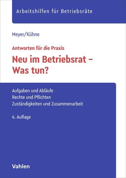 Produktbild: Neu im Betriebsrat - Was tun?