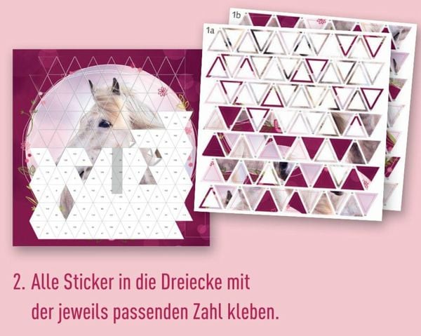 Stickern nach Zahlen