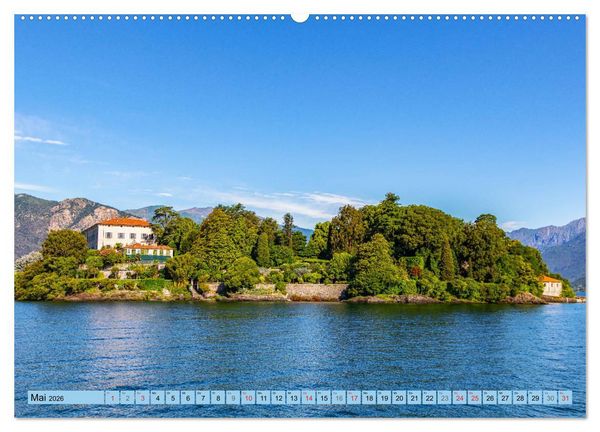 Produktbild: Italiens romantische Seen (Wandkalender 2026 DIN A2 quer), CALVENDO Monatskalender