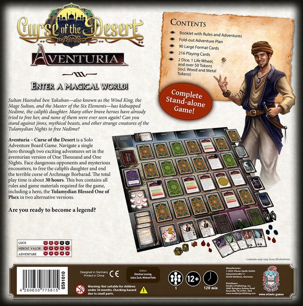 Produktbild: Ottavio - Aventuria: Curse of the Desert, Einzelspiel