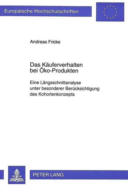 Produktbild: Das K&auml;uferverhalten bei &Ouml;ko-Produkten