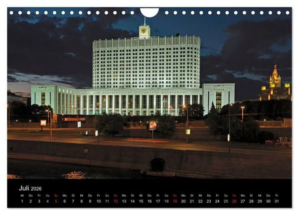 Produktbild: Moskau (Wandkalender 2026 DIN A4 quer), CALVENDO Monatskalender