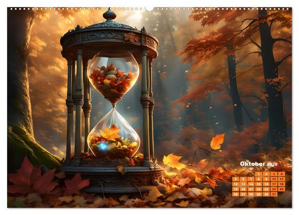 Produktbild: Magische Sanduhren (Wandkalender 2026 DIN A2 quer), CALVENDO Monatskalender