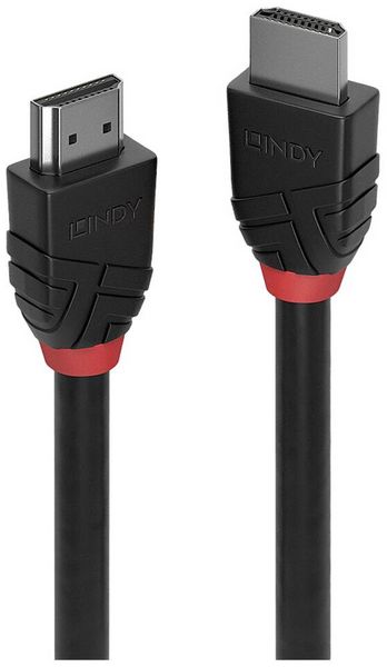Produktbild: LINDY HDMI Anschlusskabel HDMI-A Stecker 2.00 m Schwarz 36772 8K UHD HDMI-Kabel