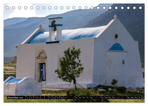 Produktbild: Ostkreta - Zwischen Sitia und Ierapetra (Tischkalender 2026 DIN A5 quer), CALVENDO Monatskalender