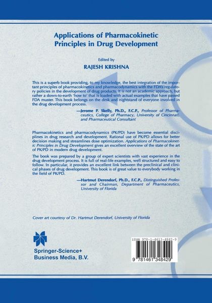 Produktbild: Applications of Pharmacokinetic Principles in Drug Development