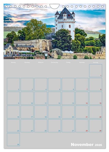 Produktbild: ELTVILLE &ndash; Wein-, Sekt- und Rosenstadt am Rhein (Wandkalender 2026 DIN A4 hoch), CALVENDO Monatskalender