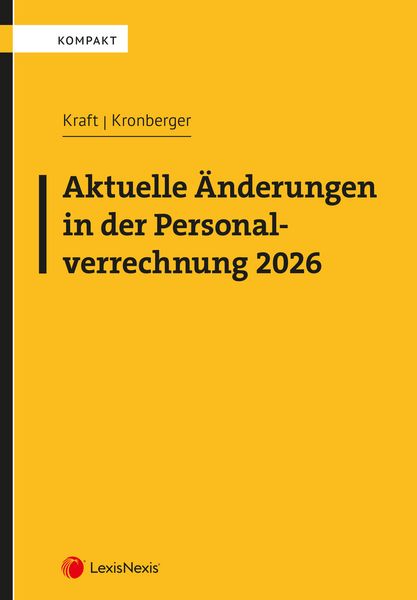 Produktbild: Aktuelle &Auml;nderungen in der Personalverrechnung 2026