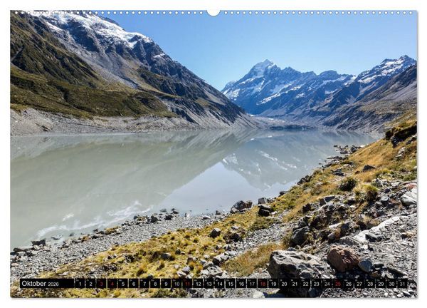 Produktbild: Neuseeland - Attraktiver S&uuml;den (Wandkalender 2026 DIN A2 quer), CALVENDO Monatskalender