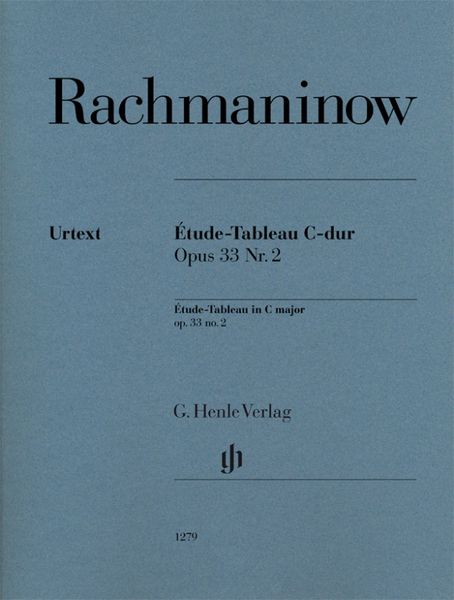 Produktbild: Sergej Rachmaninow - &Eacute;tude-Tableau C-dur op. 33 Nr. 2