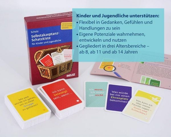 Produktbild: Selbstakzeptanz-Schatzkiste f&uuml;r Kinder und Jugendliche