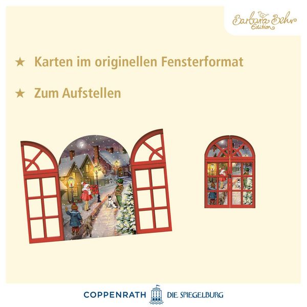 Produktbild: Mini-Adventskalender &ndash; Nostalgische Adventsfenster