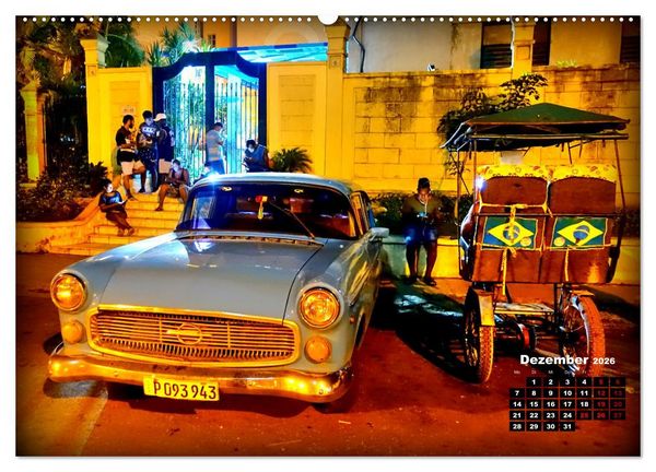 Produktbild: Opel Hits - Deutsche Oldtimer in Kuba (Wandkalender 2026 DIN A2 quer), CALVENDO Monatskalender