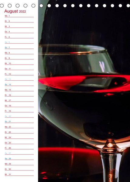 Produktbild: Wein und Sekt (Tischkalender 2022 DIN A5 hoch)