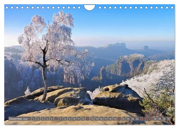 Produktbild: Die Sch&ouml;nheit der S&auml;chsischen Schweiz (Wandkalender 2026 DIN A4 quer), CALVENDO Monatskalender