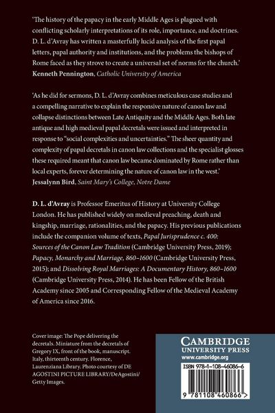 Produktbild: Papal Jurisprudence, 385-1234
