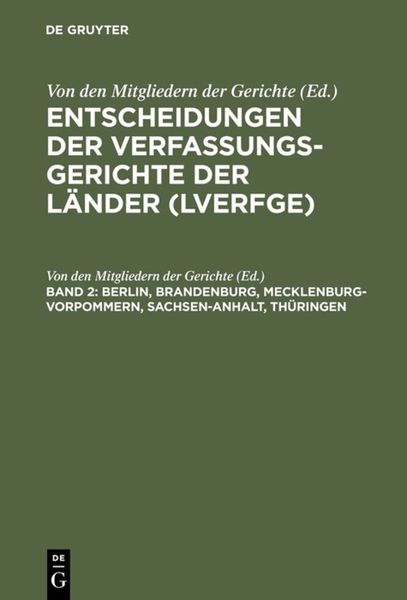 Produktbild: Berlin, Brandenburg, Mecklenburg-Vorpommern, Sachsen-Anhalt, Th&uuml;ringen