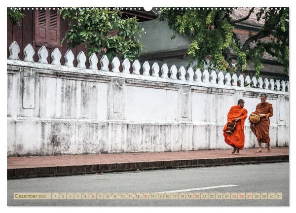 Produktbild: Laos - eine Bildreise (Wandkalender 2026 DIN A2 quer), CALVENDO Monatskalender
