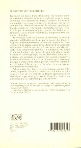 Produktbild: Les Dunes Coloniales