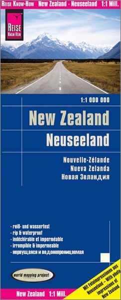 Produktbild: Reise Know-How Landkarte Neuseeland / New Zealand (1:1.000.000)