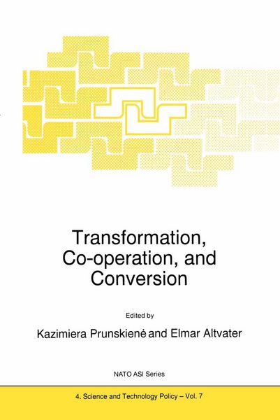 Produktbild: Transformation, Co-operation, and Conversion