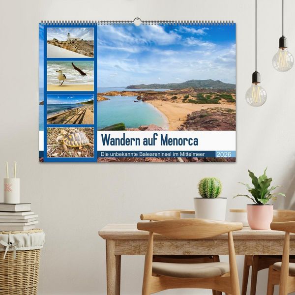Produktbild: Wandern auf Menorca (Wandkalender 2026 DIN A2 quer), CALVENDO Monatskalender