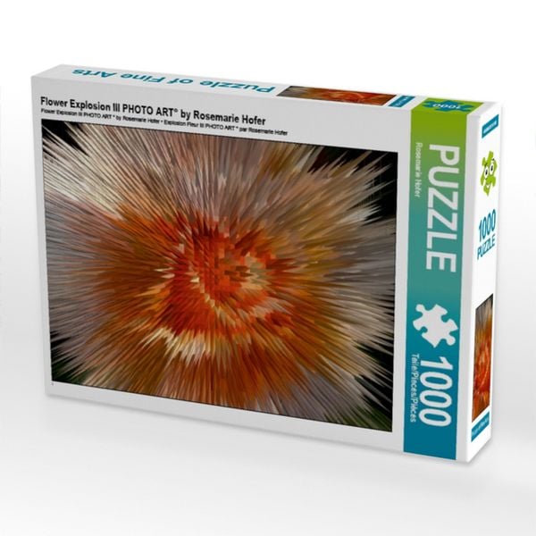 CALVENDO Puzzle Flower Explosion III PHOTO ART° by Rosemarie Hofer | 1000 Teile Lege-Größe 64x48cm Foto-Puzzle für glückliche Stunden