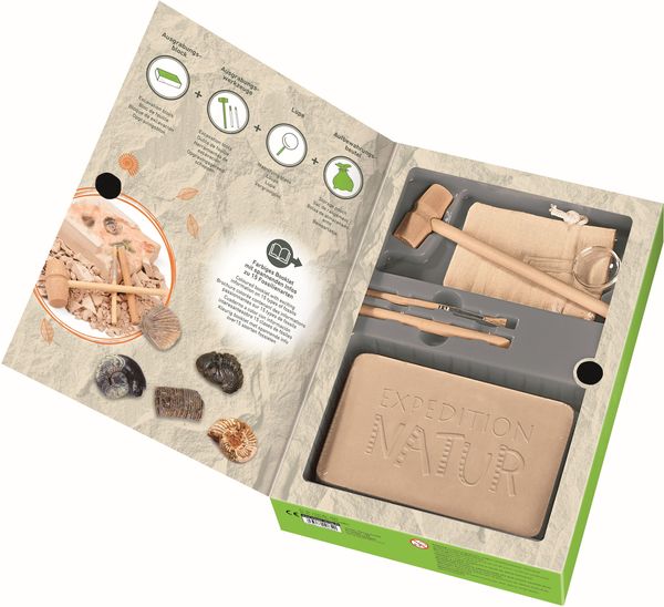 Produktbild: Expedition Natur Das gro&szlig;e Fossilien-Ausgrabungs-Set