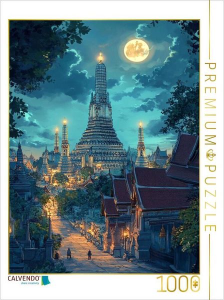 CALVENDO Puzzle Wat Arun Bangkok Thailand | 1000 Teile Lege-Größe 64x48cm Foto-Puzzle für glückliche Stunden
