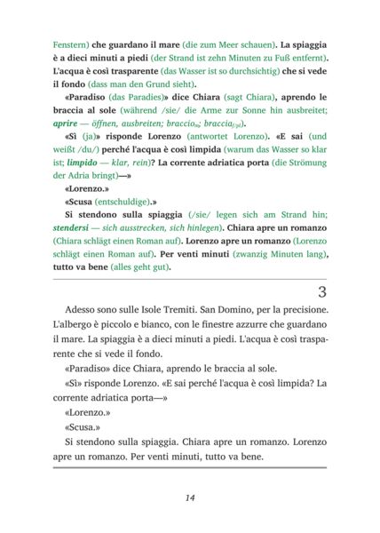 Produktbild: Italienisch lernen mit lustigen Kurzgeschichten (A2) - Il biologo marino in vacanza (+ Audio-CD)