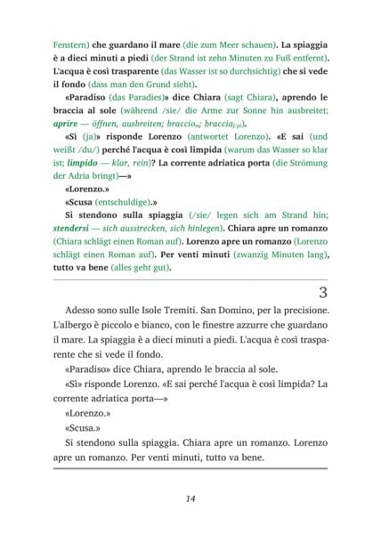 Produktbild: Italienisch lernen mit lustigen Kurzgeschichten (A2) - Il biologo marino in vacanza (+ Audio-Online)