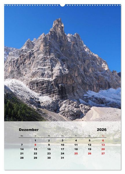 Produktbild: Bergwelten (hochwertiger Premium Wandkalender 2026 DIN A2 hoch), Kunstdruck in Hochglanz