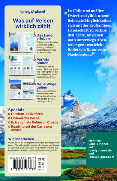 Produktbild: LONELY PLANET Reiseführer Chile & Osterinsel