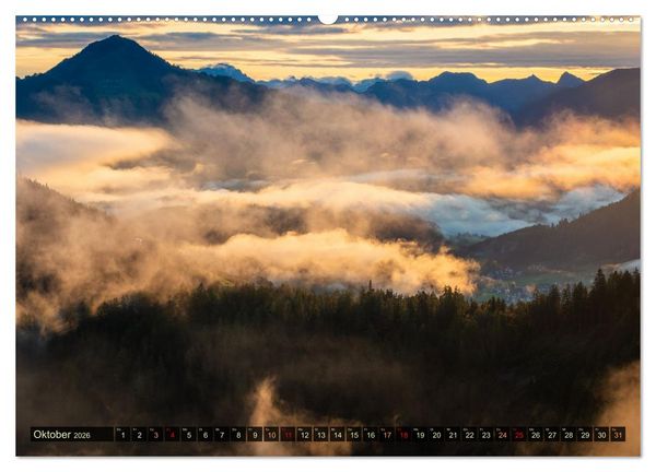 Produktbild: Malerische Alpen - Fesselnde Landschaften (hochwertiger Premium Wandkalender 2026 DIN A2 quer), Kunstdruck in Hochglanz