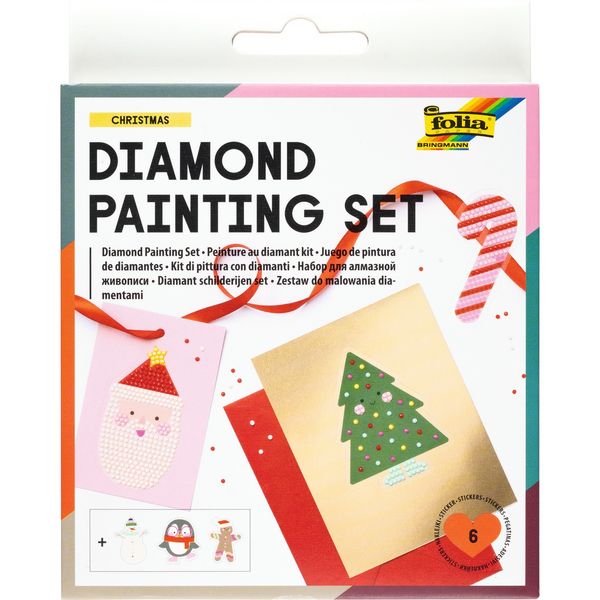 FOLIA Diamantbild-Set, Christmas