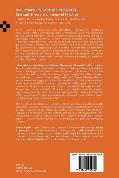 Produktbild: Information Systems Research