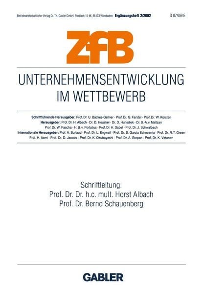 Produktbild: Unternehmensentwicklung im Wettbewerb