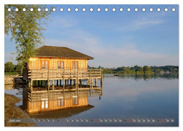 Produktbild: Traumhafter Chiemsee &ndash; Impressionen vom Bayerischen Meer (Tischkalender 2026 DIN A5 quer), CALVENDO Monatskalender