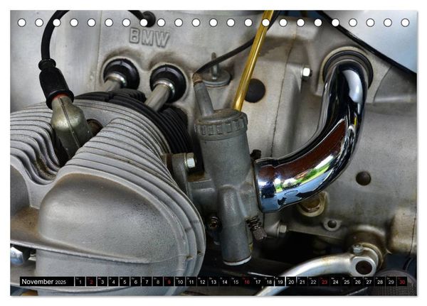 Produktbild: BMW R69S (Tischkalender 2025 DIN A5 quer), CALVENDO Monatskalender
