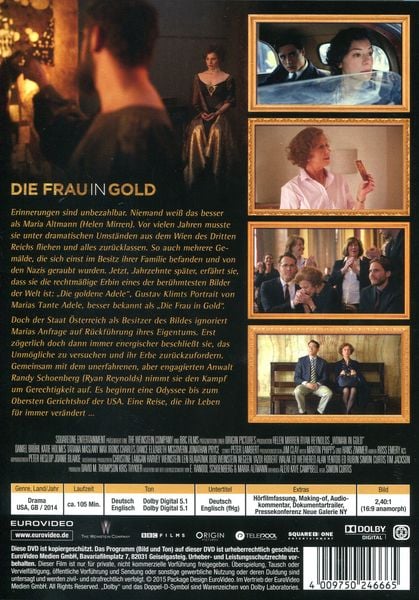 Produktbild: Die Frau in Gold