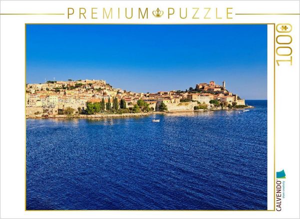 Produktbild: CALVENDO Puzzle Faszinierendes Elba - Das Historisches Zentrum von Portoferraio | 1000 Teile Lege-Gr&ouml;&szlig;e 64x48cm Foto-Puzzle f&uuml;r gl&uuml;ckliche Stunden