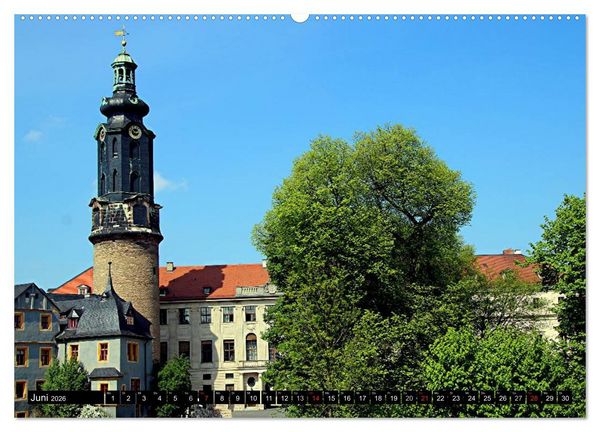 Produktbild: Weimar 2026 (Wandkalender 2026 DIN A2 quer), CALVENDO Monatskalender