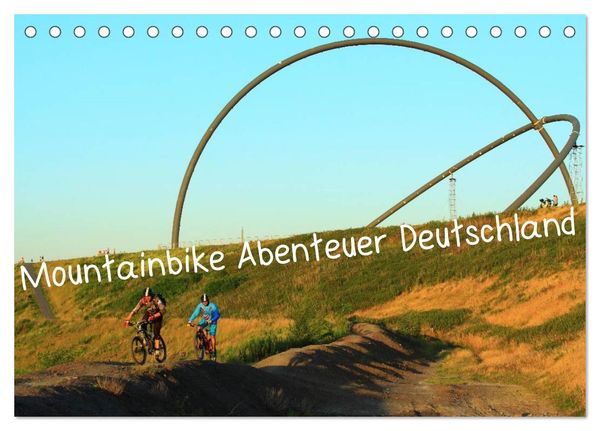 Mountainbike Abenteuer Deutschland (Tischkalender 2025 DIN A5 quer), CALVENDO Monatskalender