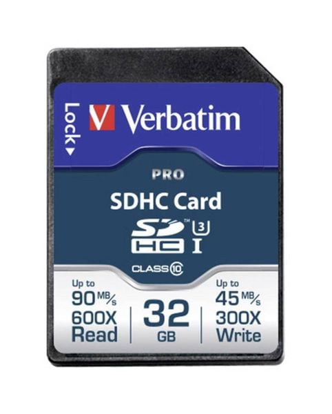Verbatim PRO SDHC-Karte 32GB Class 10 UHS-I, Class 10
