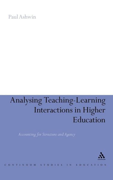 Produktbild: Analysing Teaching-Learning Interactions in Higher Education