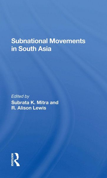 Produktbild: Subnational Movements In South Asia