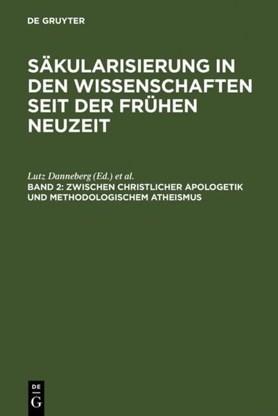 Produktbild: Zwischen christlicher Apologetik und methodologischem Atheismus