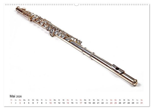 Produktbild: Musik ist mein Leben (hochwertiger Premium Wandkalender 2026 DIN A2 quer), Kunstdruck in Hochglanz