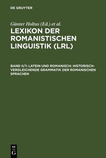 Produktbild: Latein und Romanisch: Historisch-vergleichende Grammatik der romanischen Sprachen